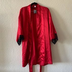 Red Satin Robe